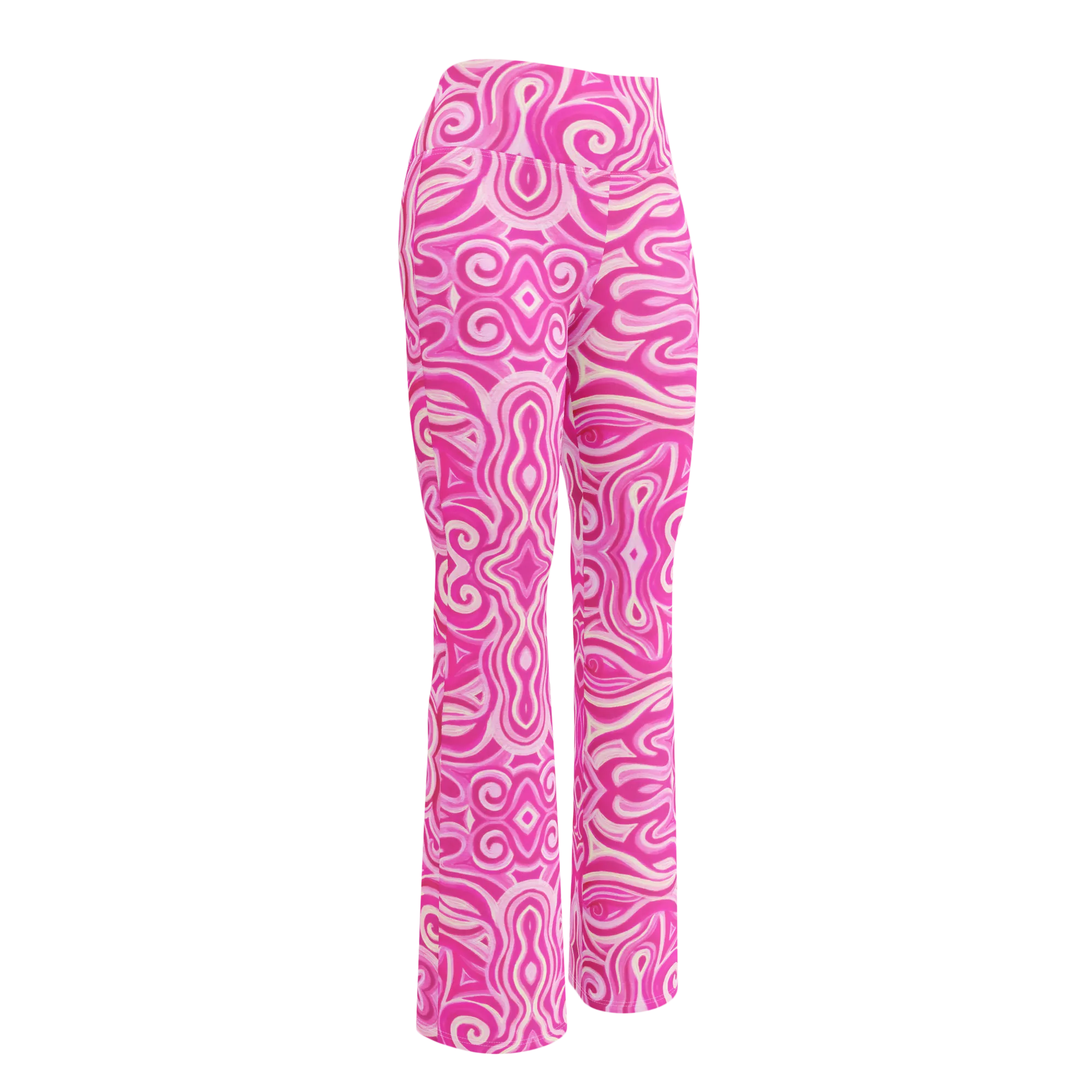 High Waisted Yoga Pants ( Internal Pocket)- "Princess" Design