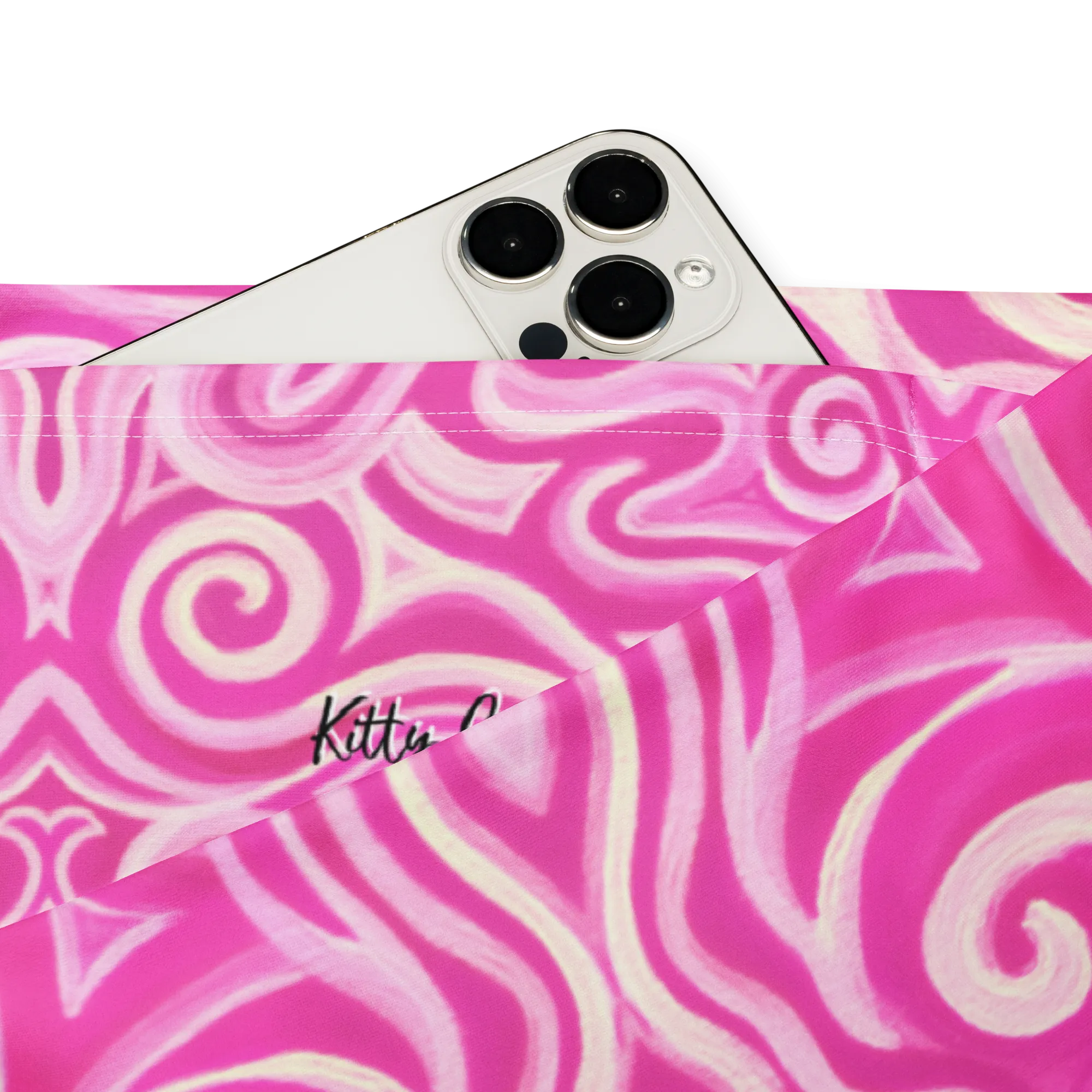 High Waisted Yoga Pants ( Internal Pocket)- "Princess" Design