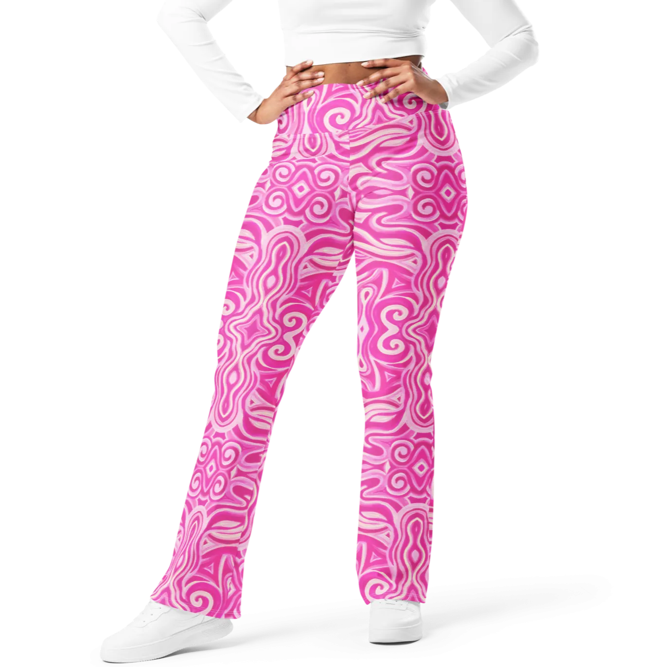High Waisted Yoga Pants ( Internal Pocket)- "Princess" Design