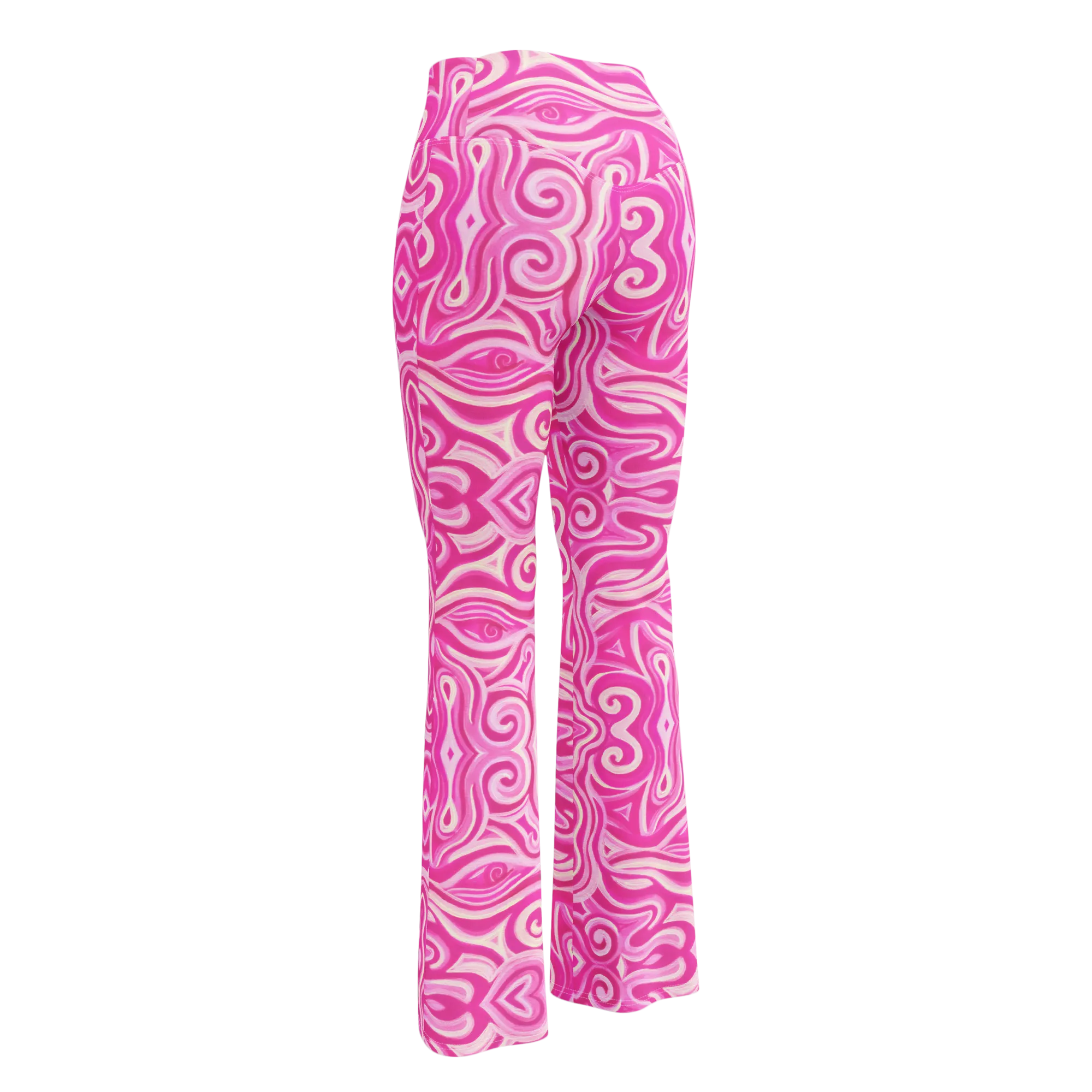 High Waisted Yoga Pants ( Internal Pocket)- "Princess" Design