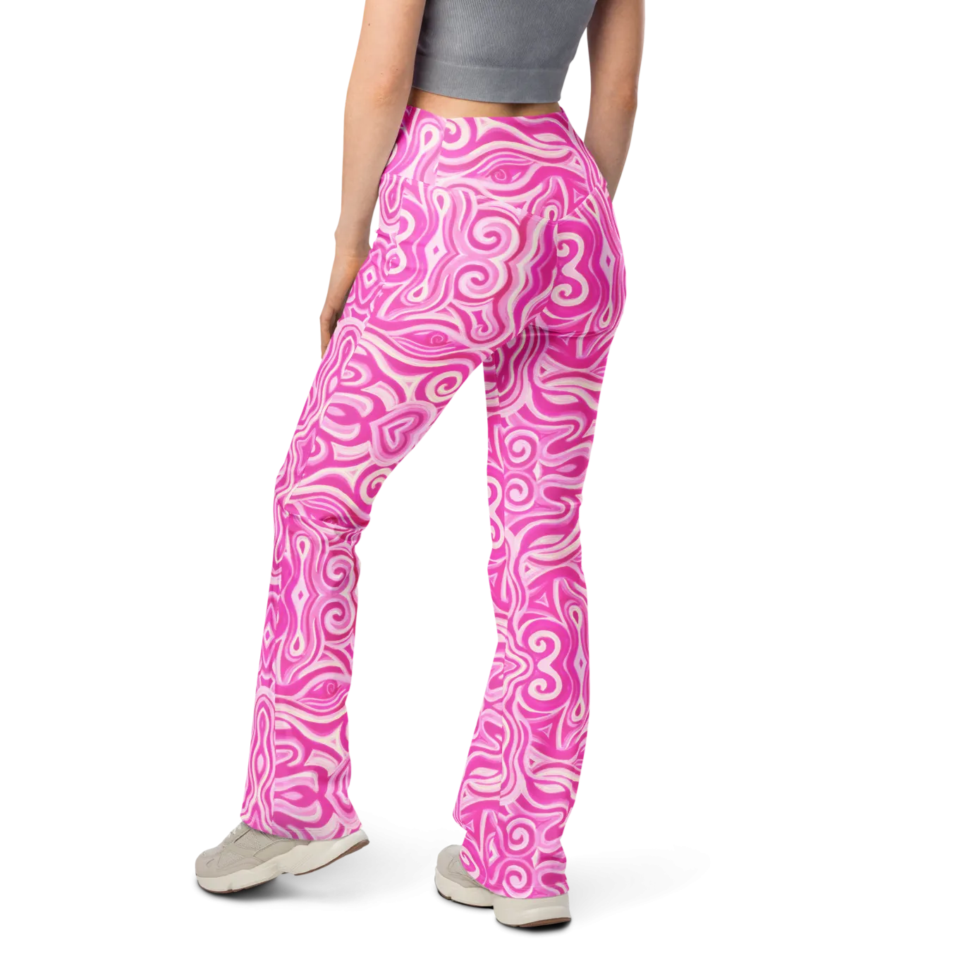 High Waisted Yoga Pants ( Internal Pocket)- "Princess" Design