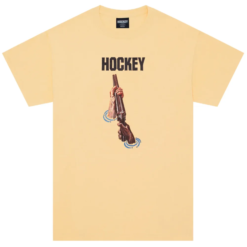 Hockey Shotgun T-Shirt | Soft Gold