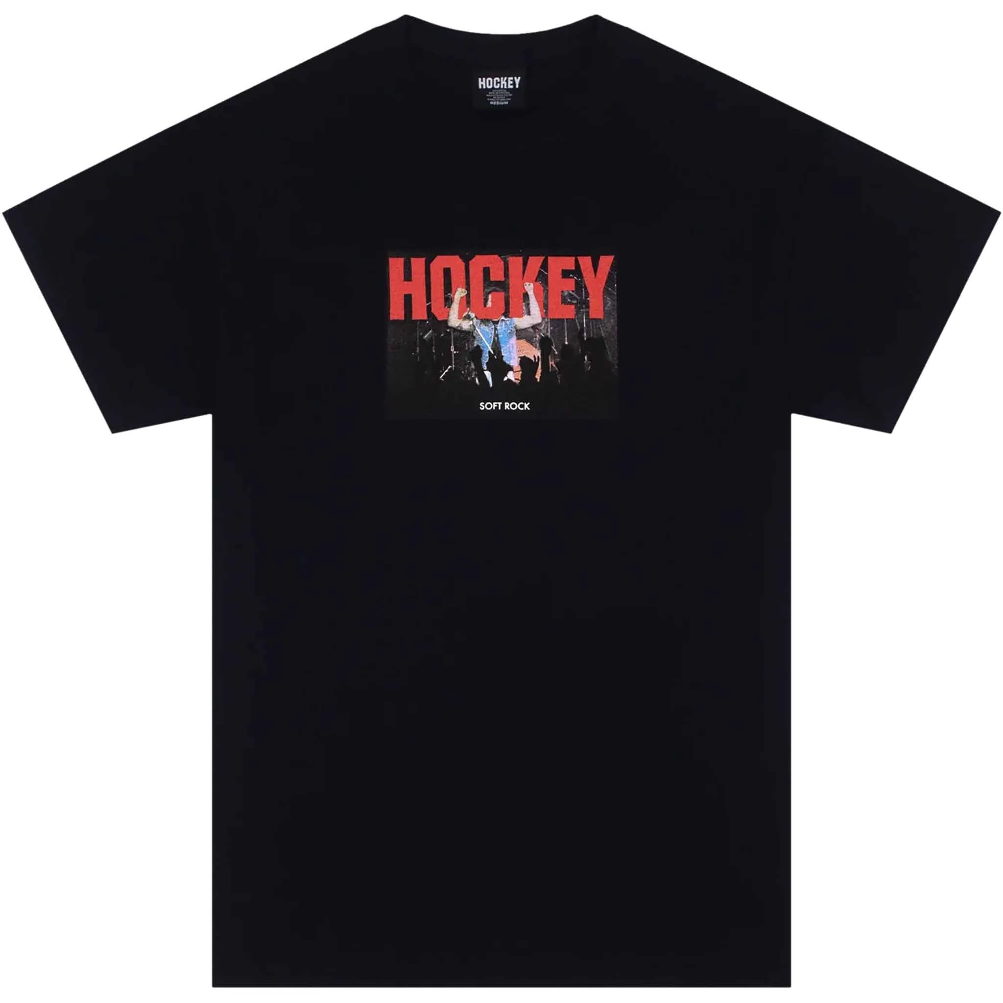 Hockey Soft Rock Tee Black