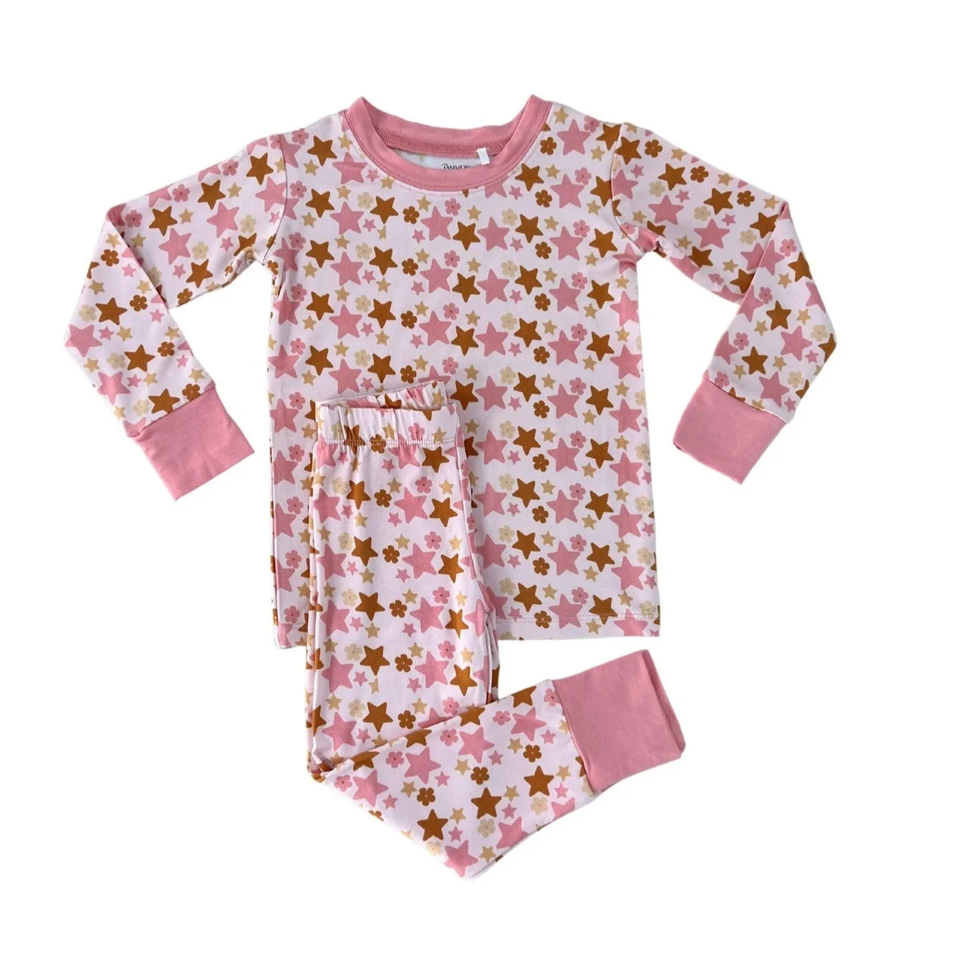 In My Jammers Pink Star L/S 2pc PJ Set