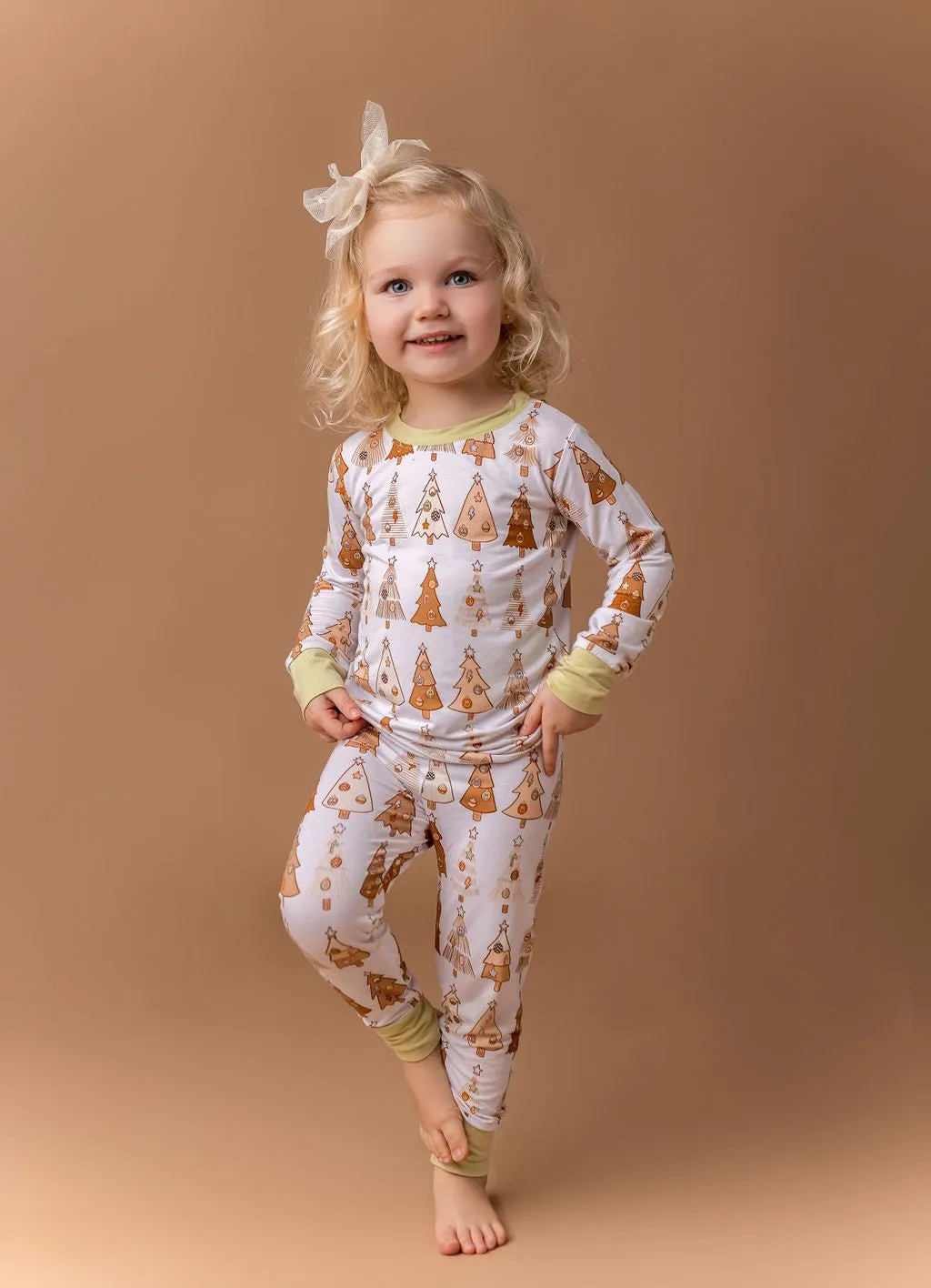In My Jammers Retro Trees L/S 2pc PJ Set