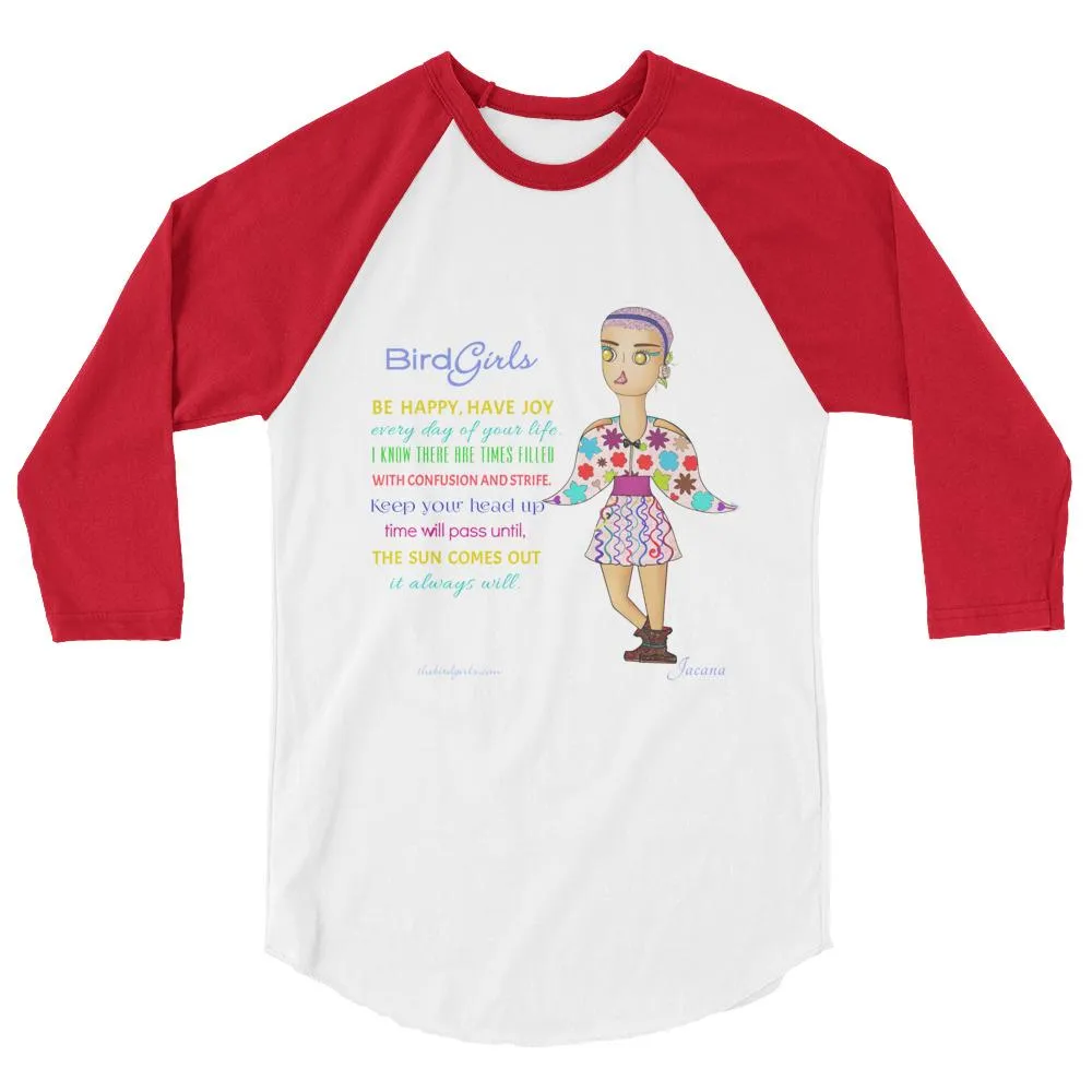 Jacana 3/4 sleeve raglan shirt