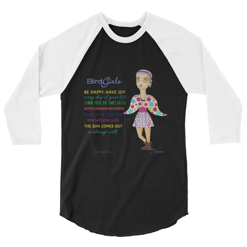 Jacana 3/4 sleeve raglan shirt