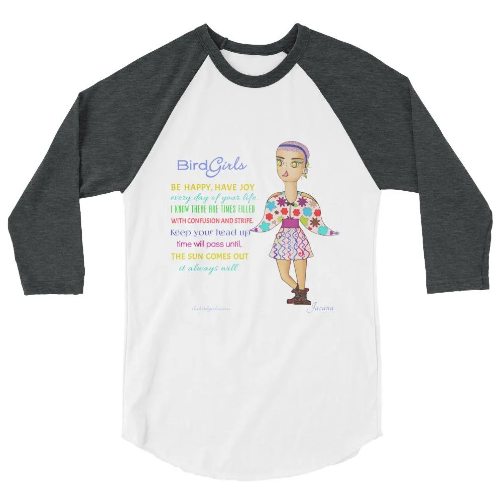 Jacana 3/4 sleeve raglan shirt