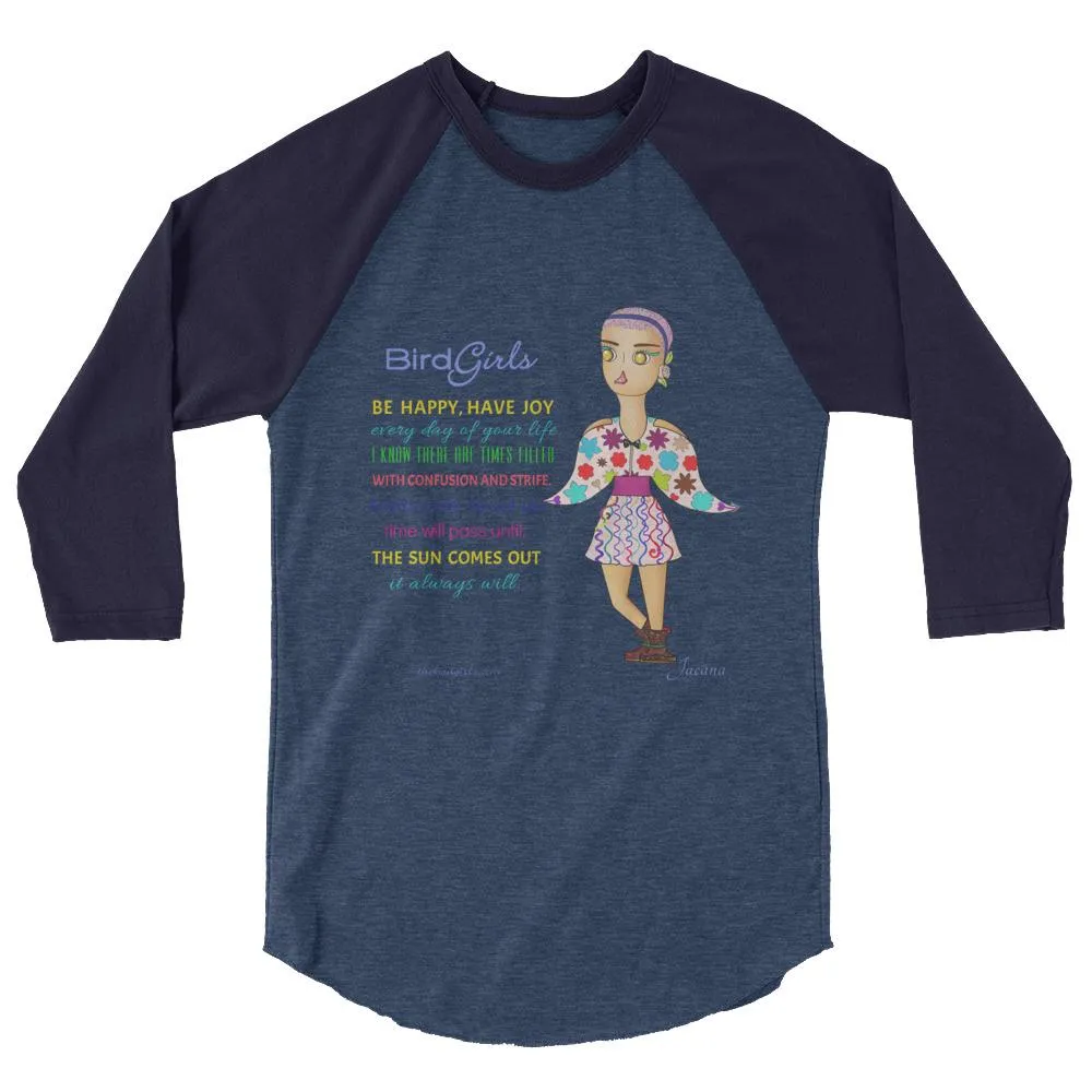 Jacana 3/4 sleeve raglan shirt