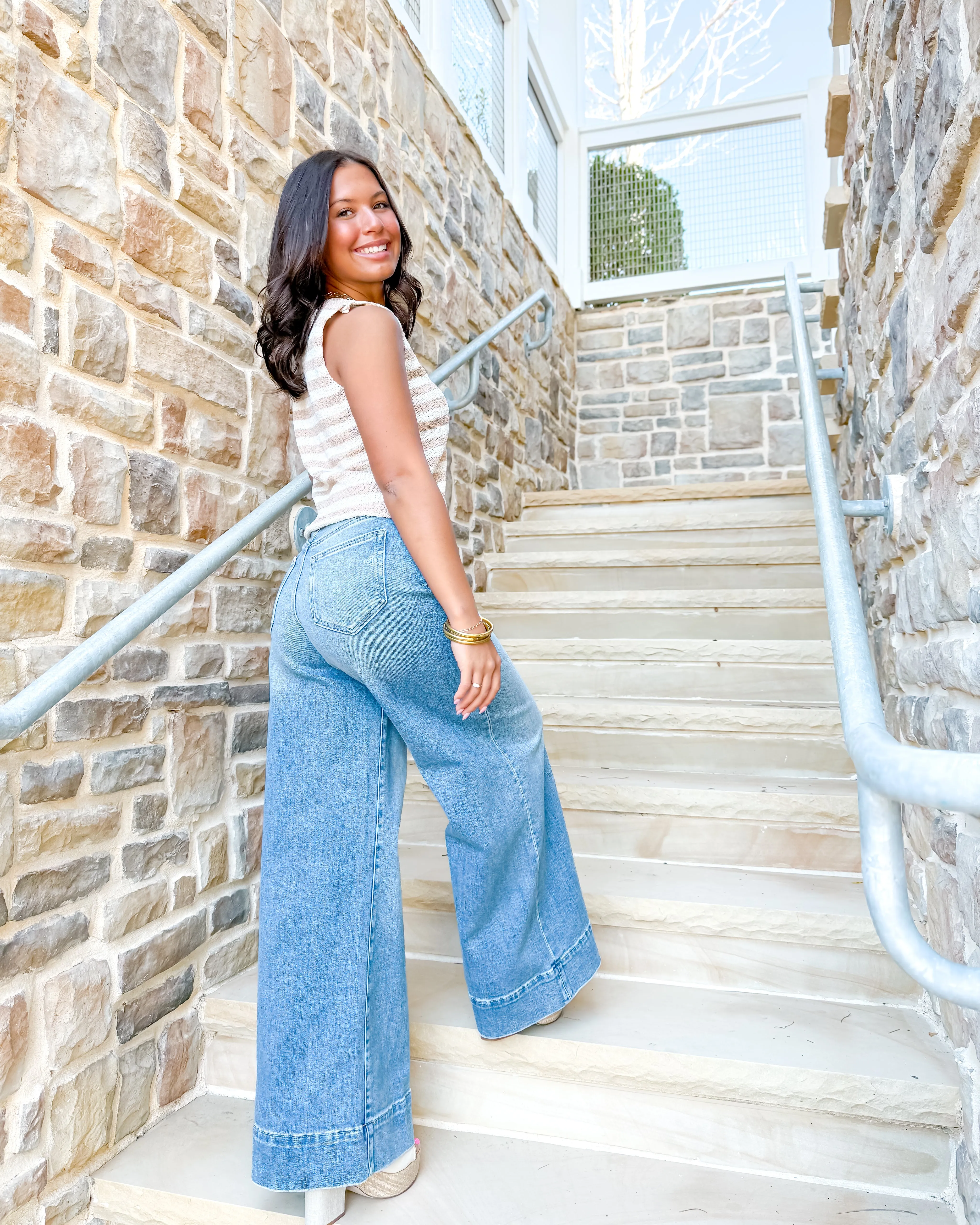 Jenna Super Wide Leg Jeans