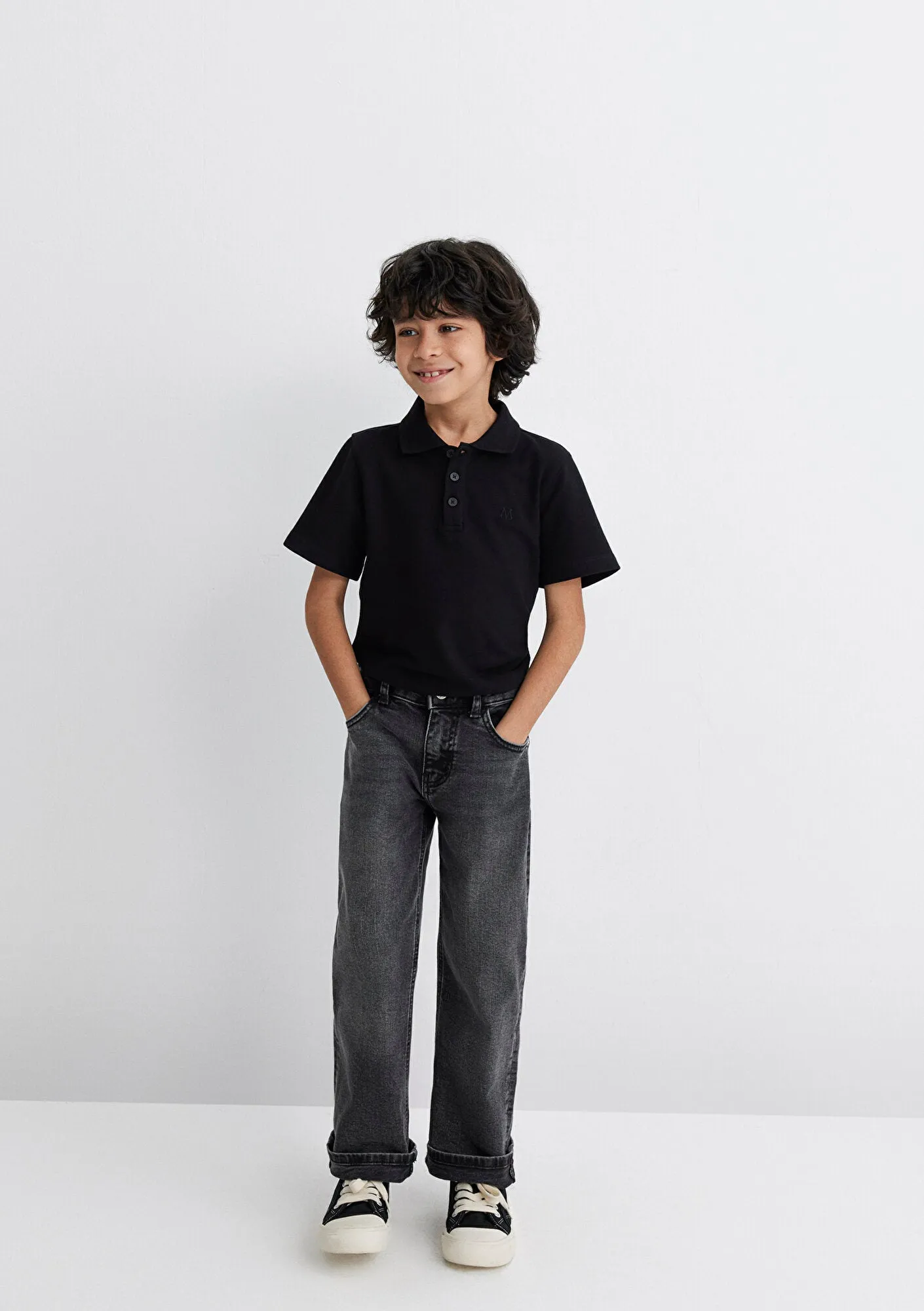 Jimmy Smoke Brushed Denim Jean Pants