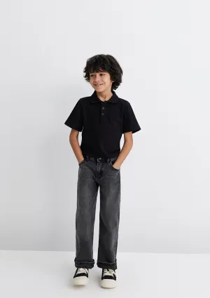 Jimmy Smoke Brushed Denim Jean Pants