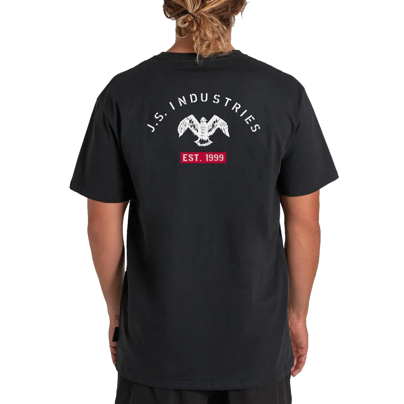 JS INDUSTRIES KIRRA EAGLE TEE - BLACK