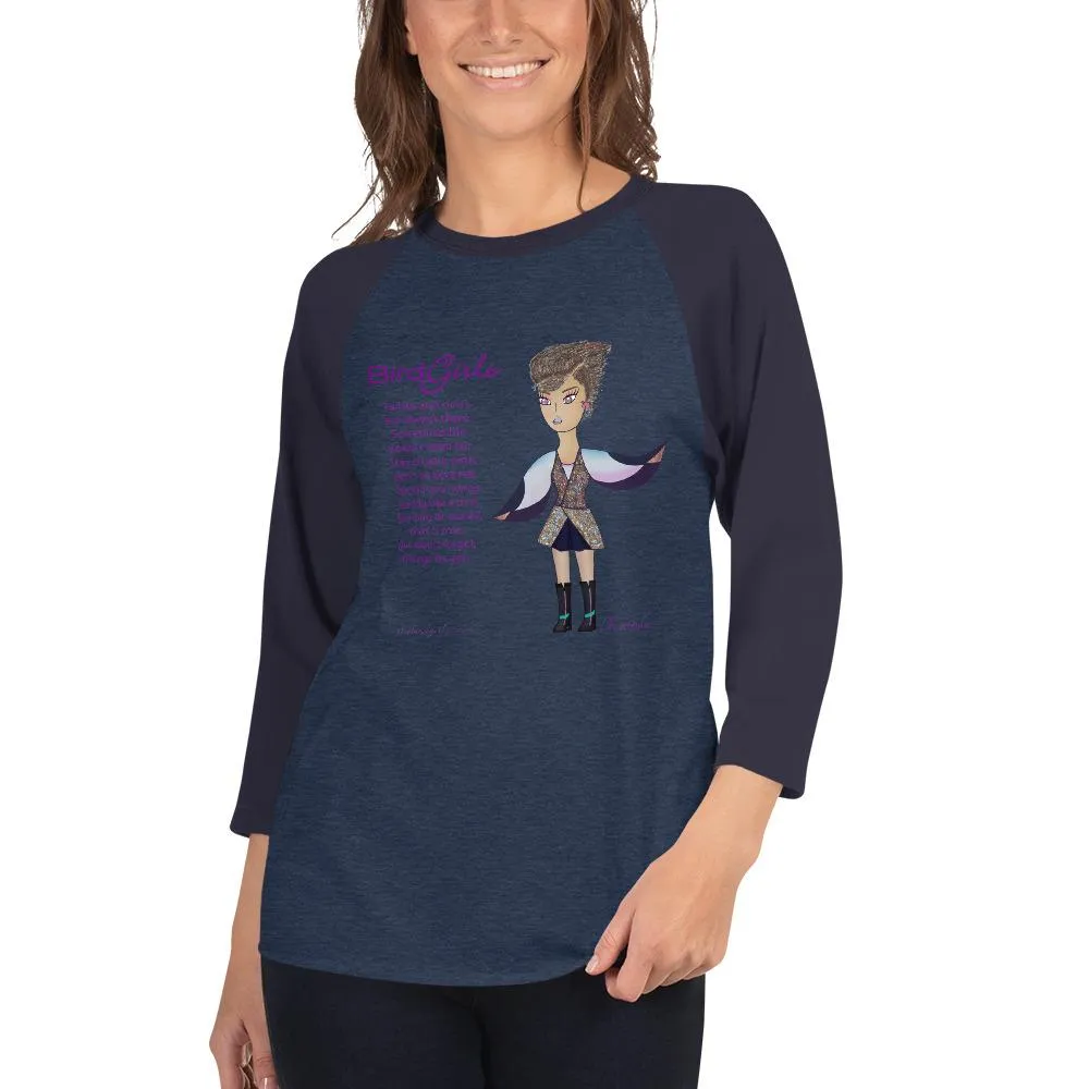 Kalinda 3/4 sleeve raglan shirt