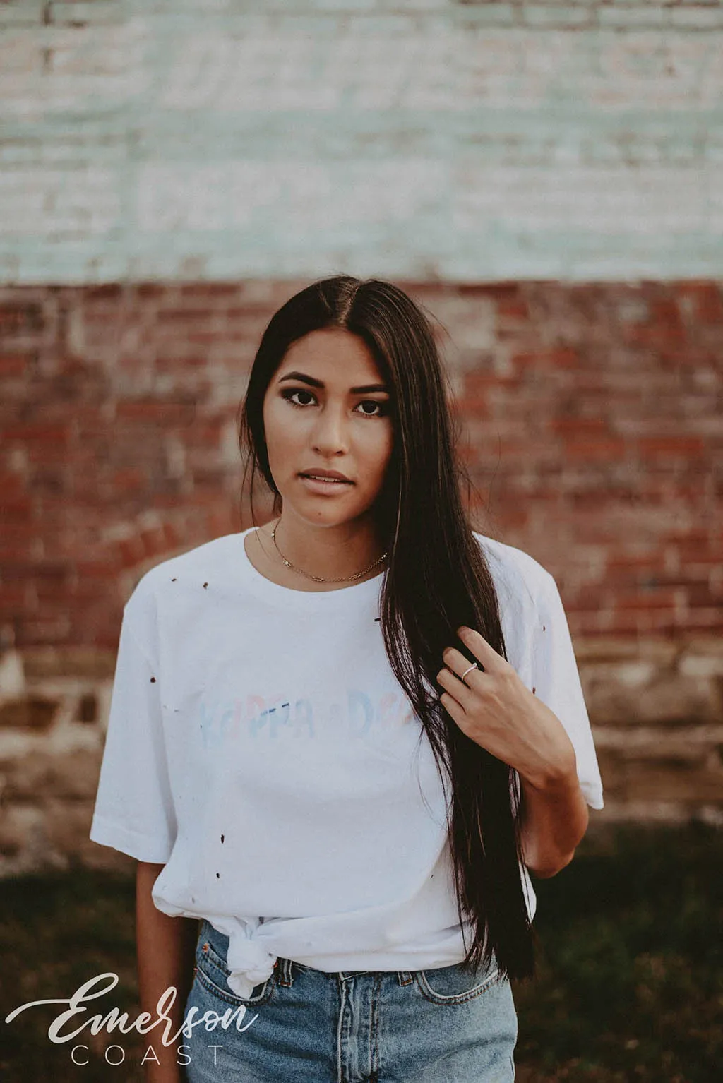 Kappa Delta Multicolor Brush Tshirt