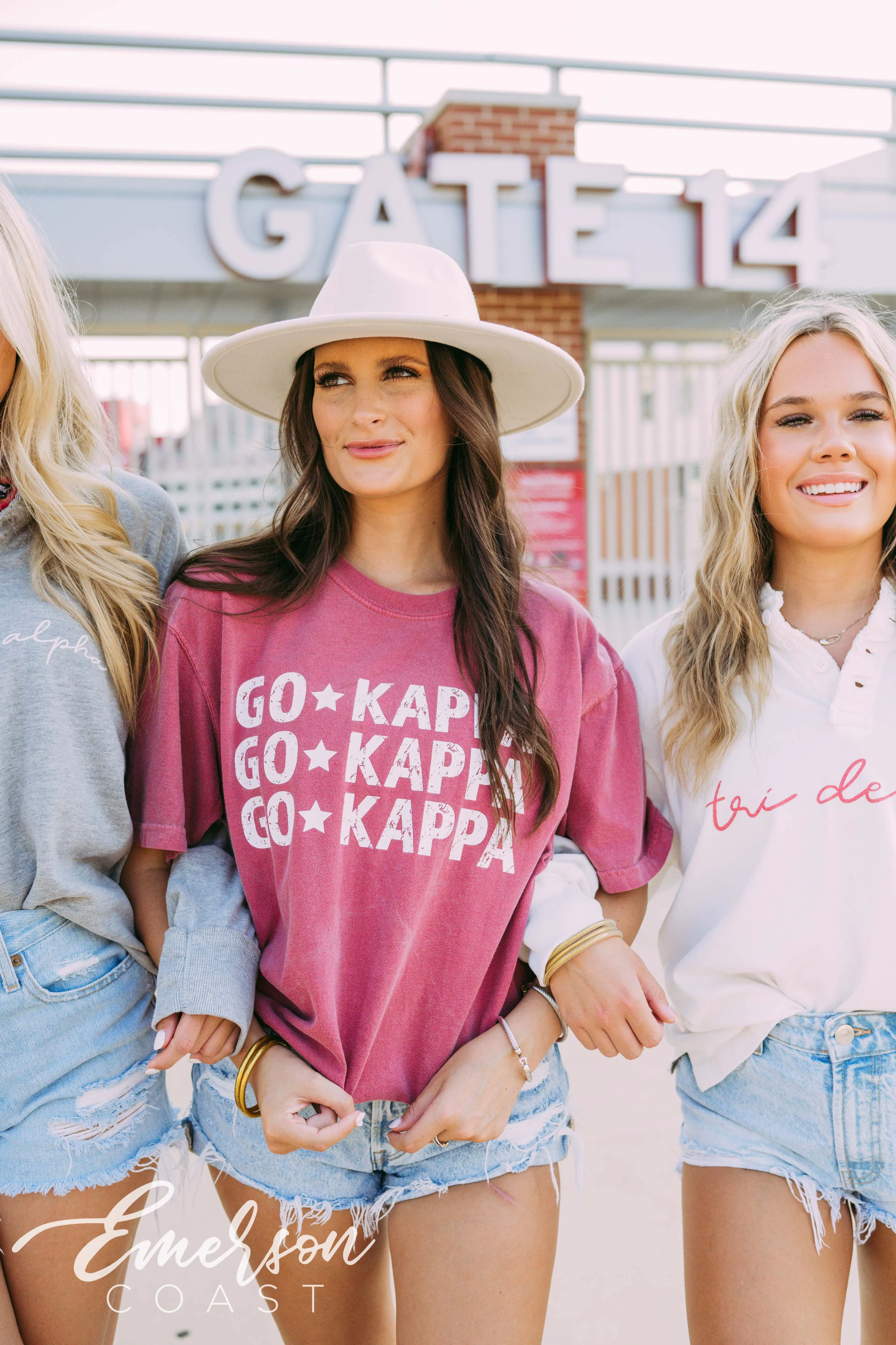 Kappa Kappa Gamma PR Go Kappa Brick Tee
