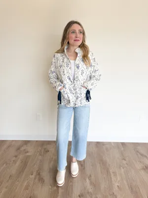 Karis Printed Pattern Padded Jacket