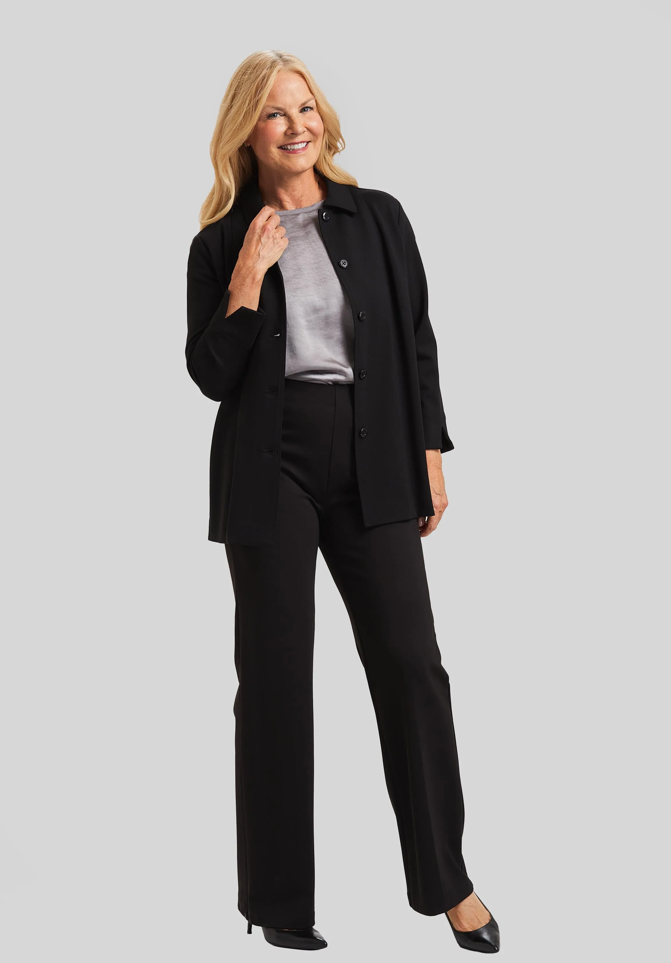 Kate Shirt Jacket - Paramount Knit