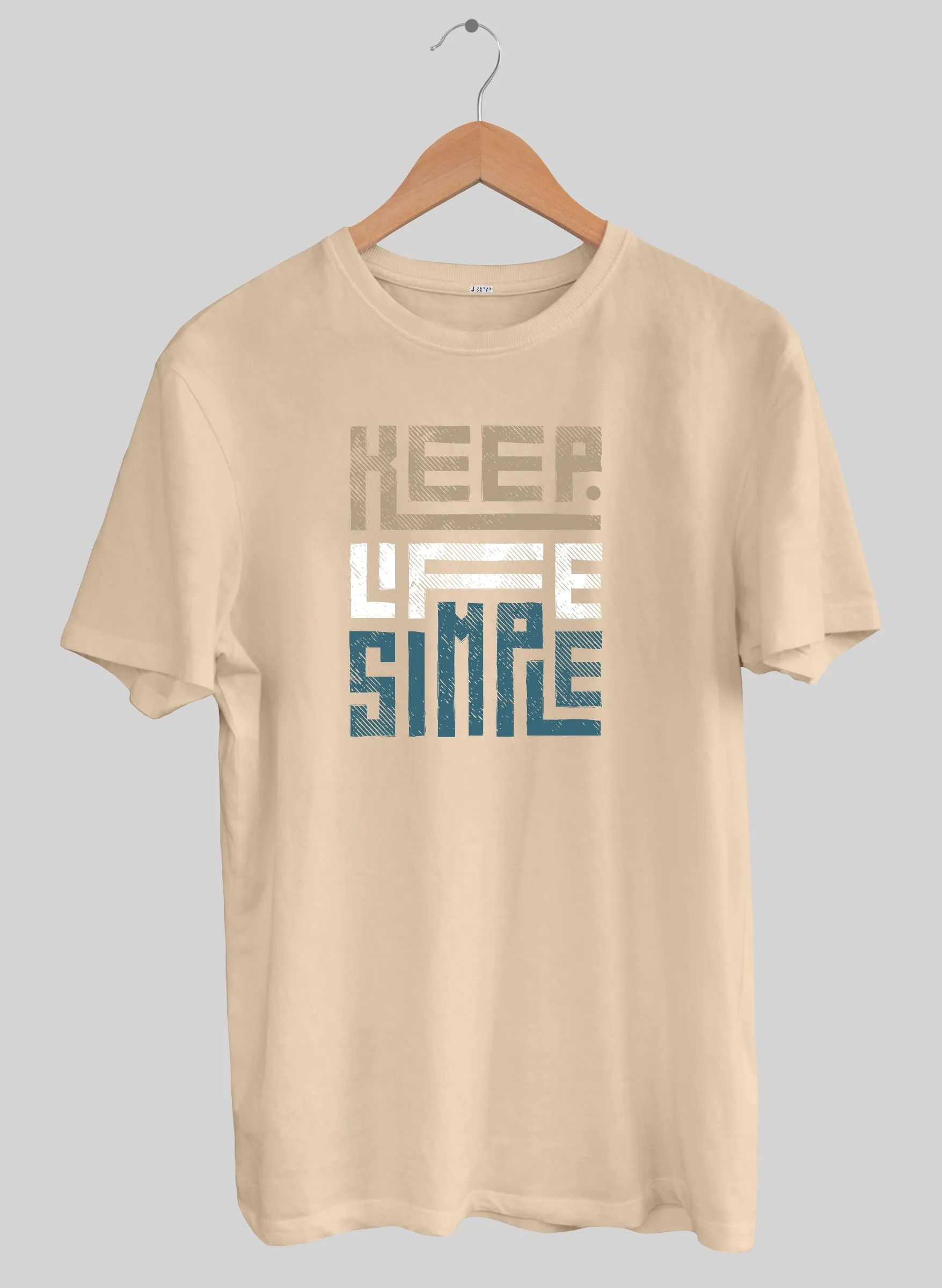 Keep Life Simple Sandal Half Sleeve T-Shirt