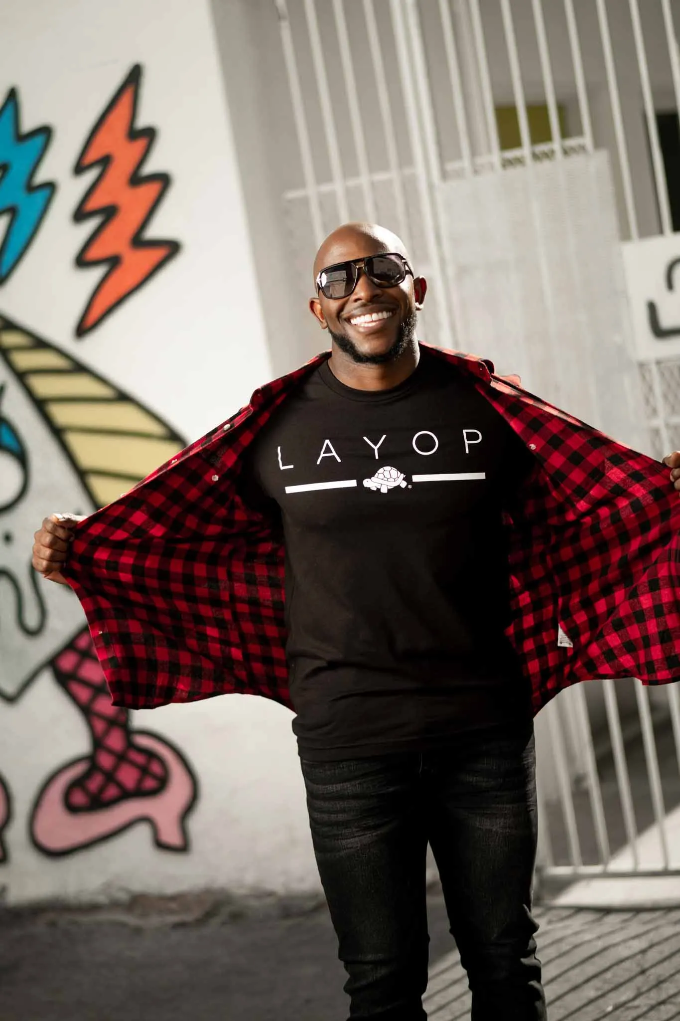 LAYOP Branded Tee [Black]