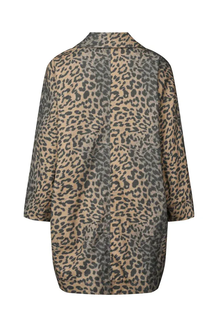 Leopard print Oversize Jacket