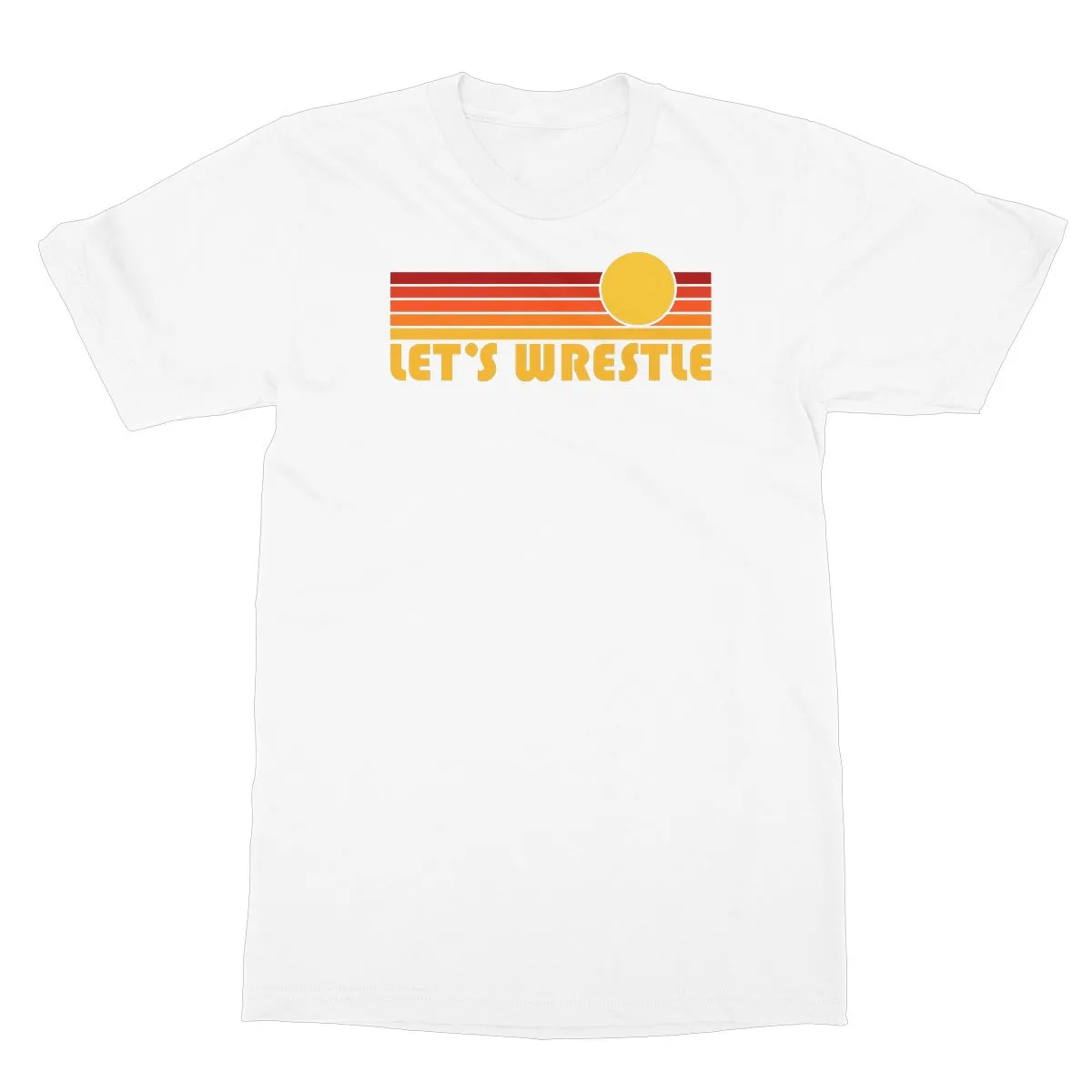 Let's Wrestle Sunrise Softstyle T-Shirt