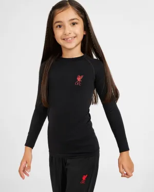 LFC Junior Long Sleeve Seamless Tee Black