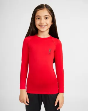 LFC Junior Long Sleeve Seamless Tee Red
