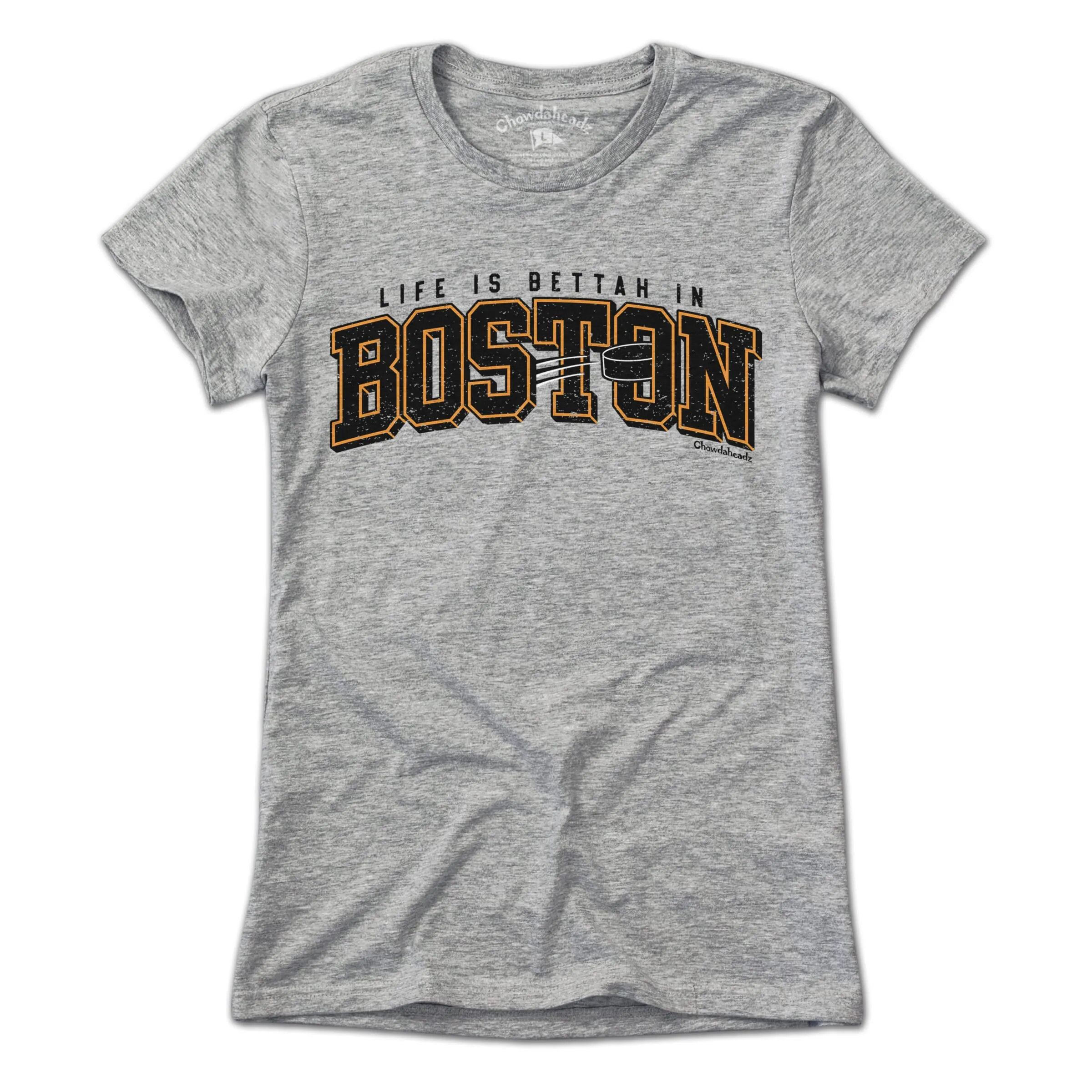 Life is Bettah in Boston Hockey T-Shirt