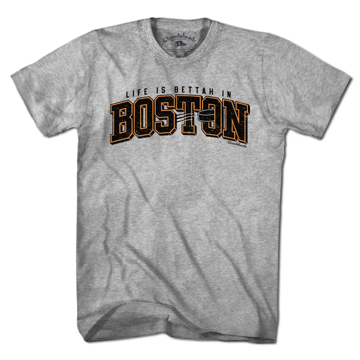Life is Bettah in Boston Hockey T-Shirt