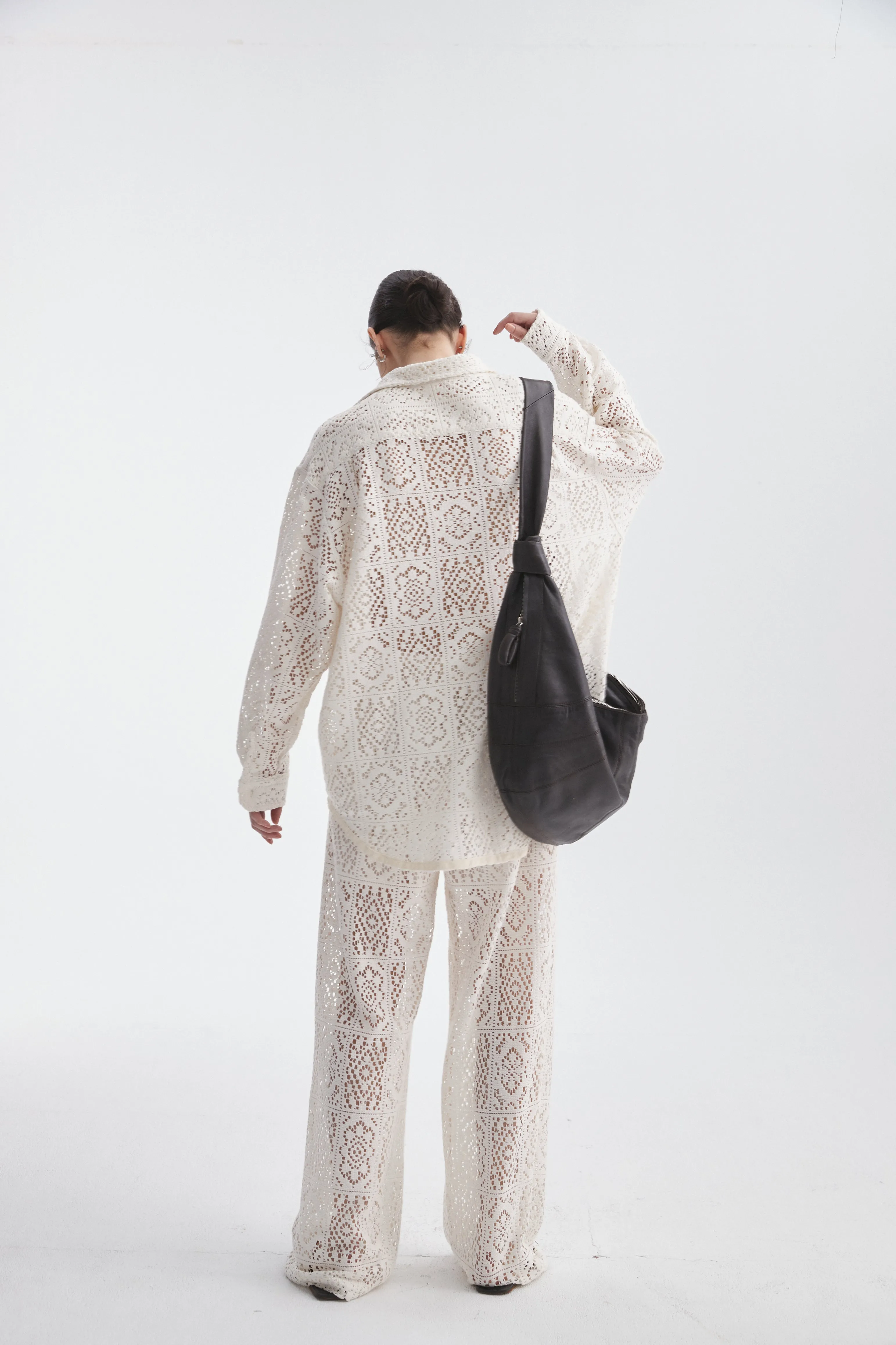 Linen-Blend Pull-On Pants