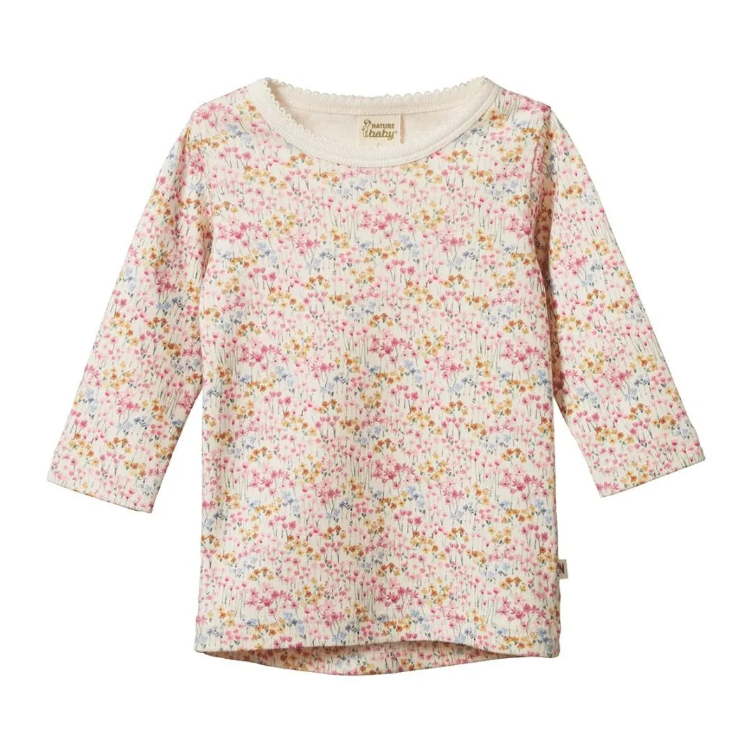Long Sleeve Cloud Tee - Wildflower