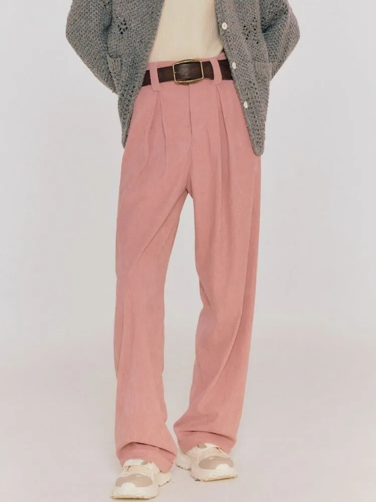 Loose Lazy Corduroy Pants