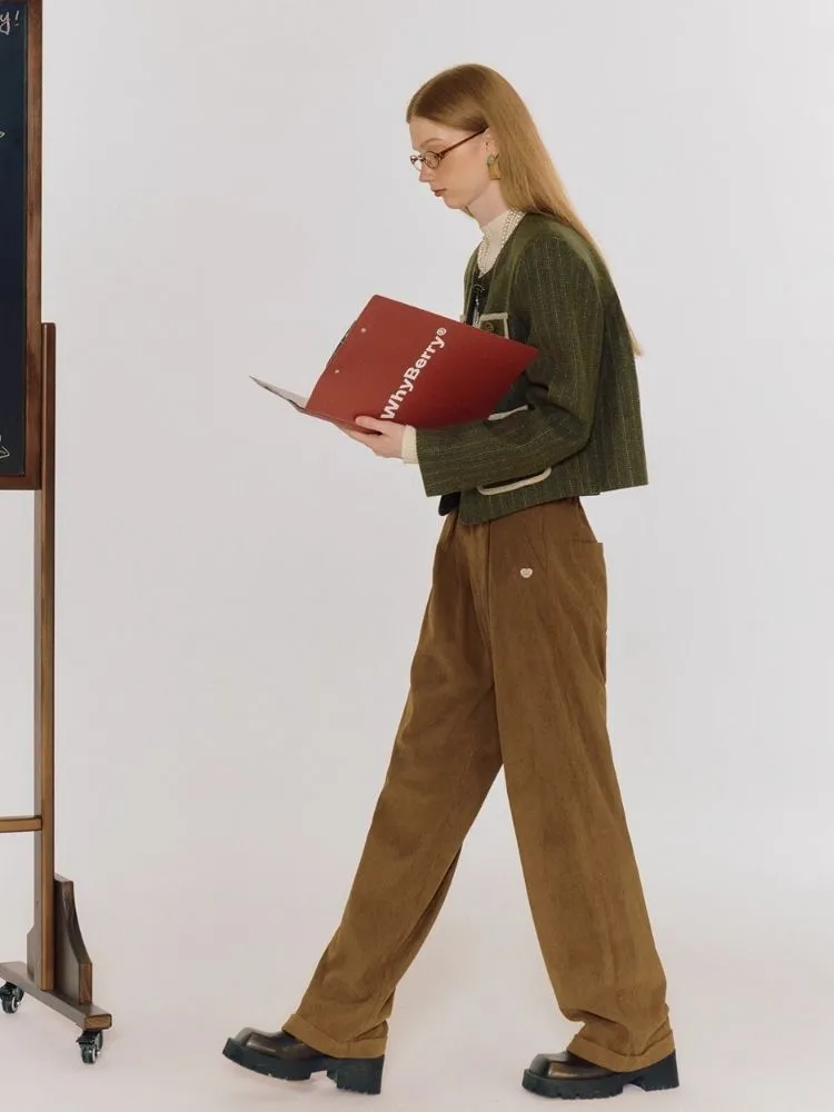 Loose Lazy Corduroy Pants