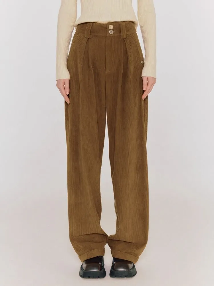 Loose Lazy Corduroy Pants