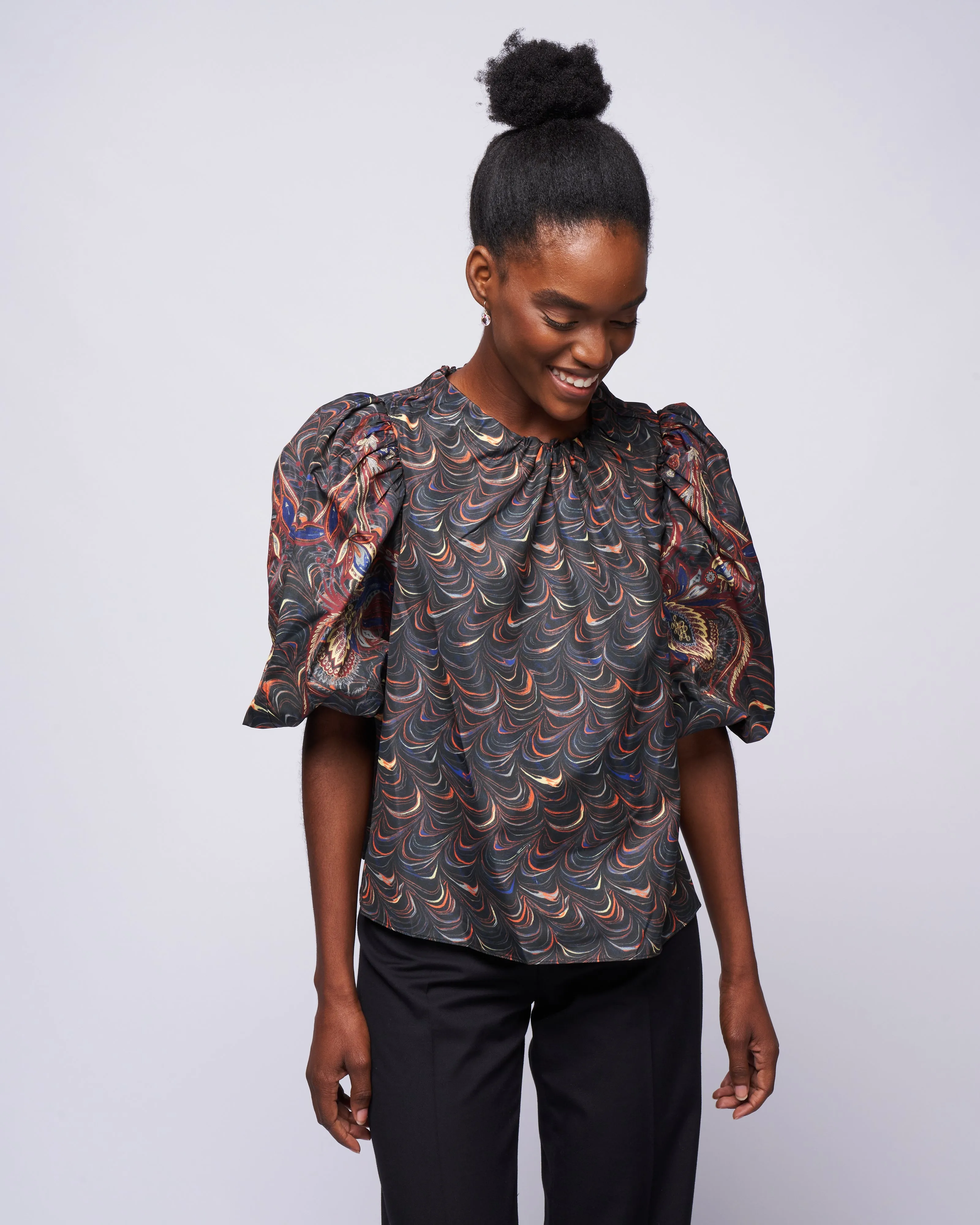 lorena top - obsidian