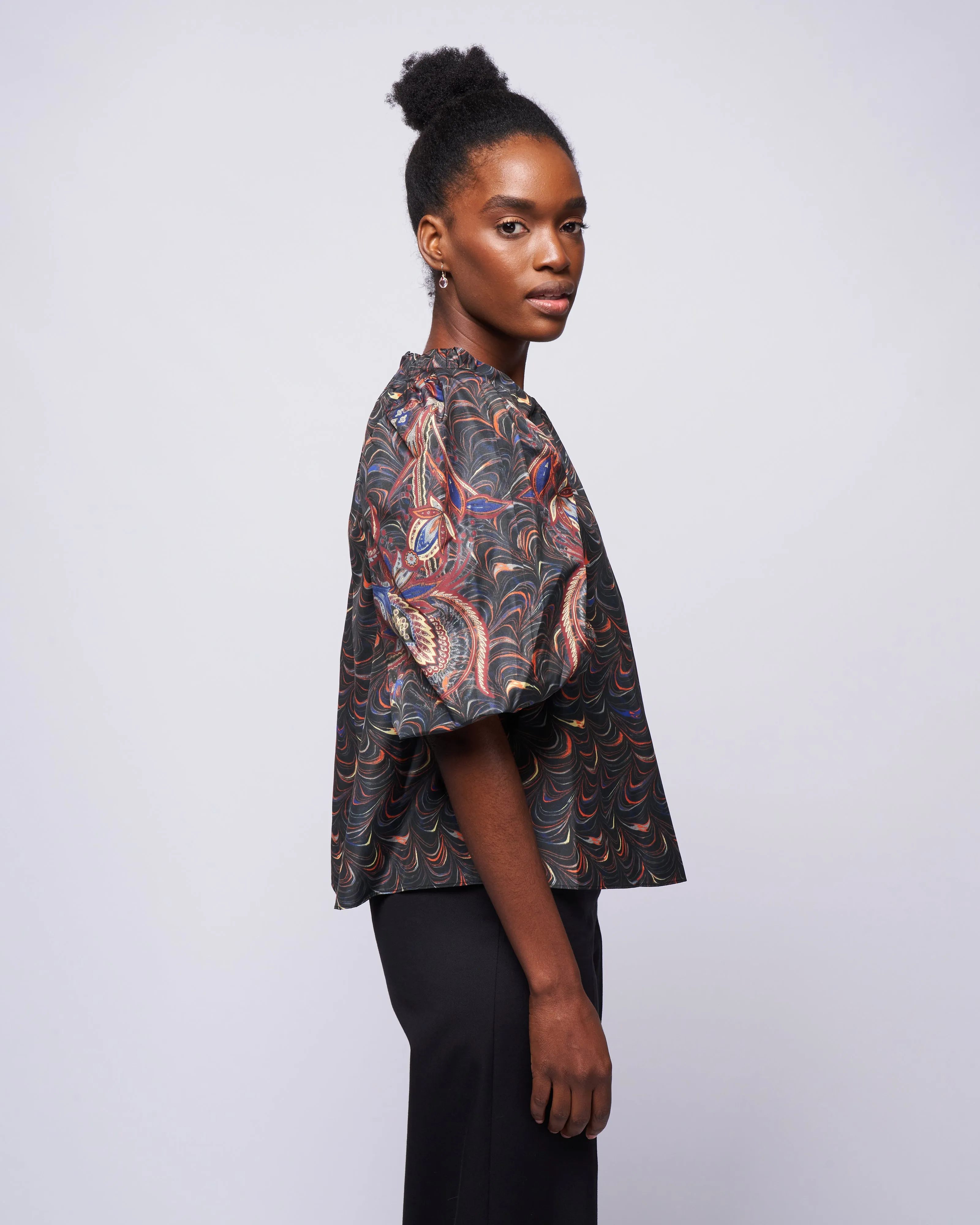 lorena top - obsidian