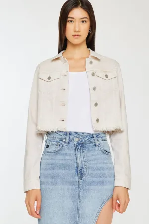 Madison Cropped Denim Jacket