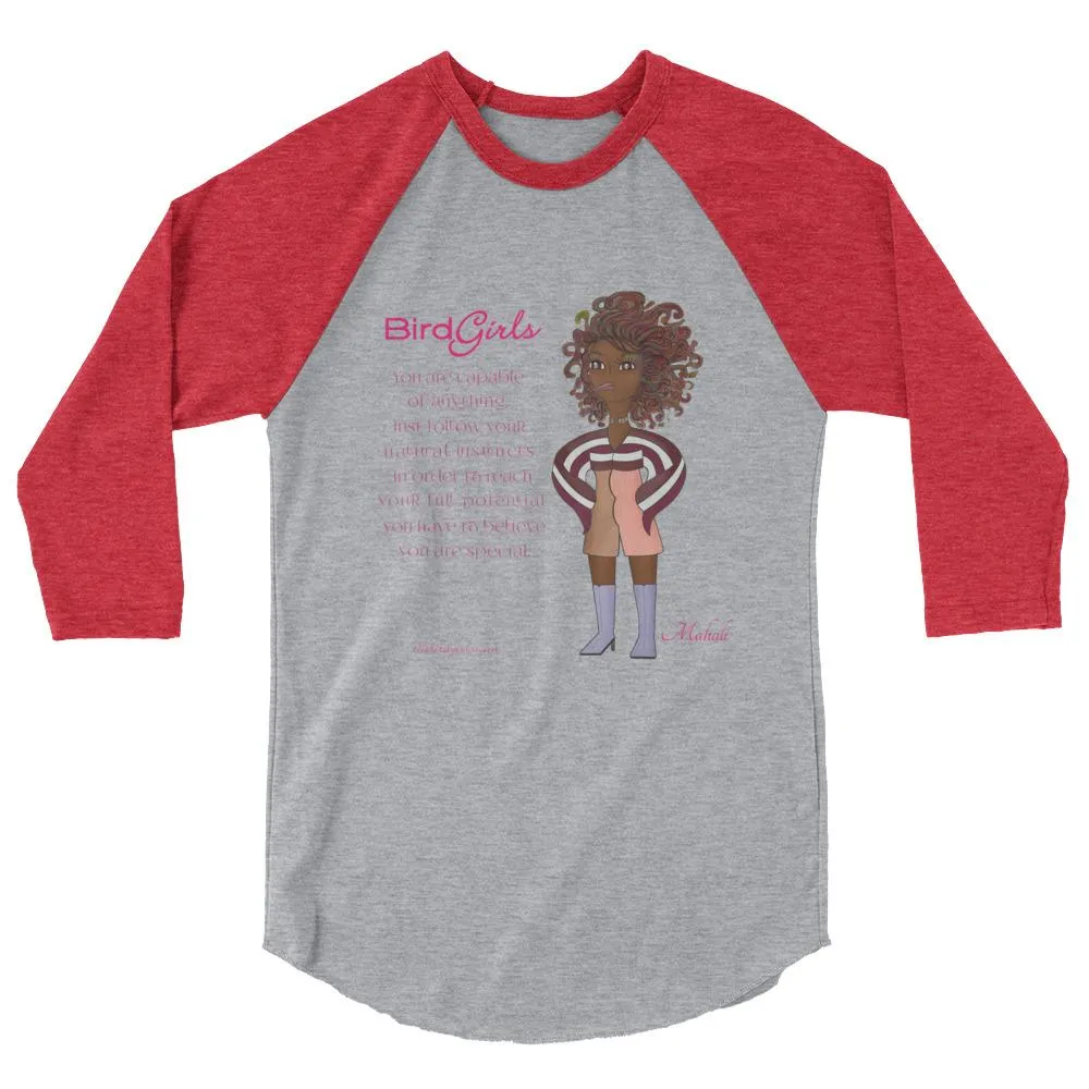 Mahalia 3/4 sleeve raglan shirt