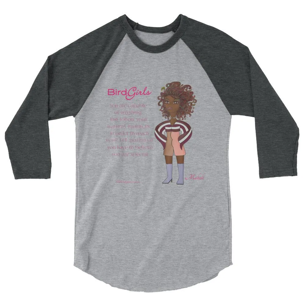 Mahalia 3/4 sleeve raglan shirt