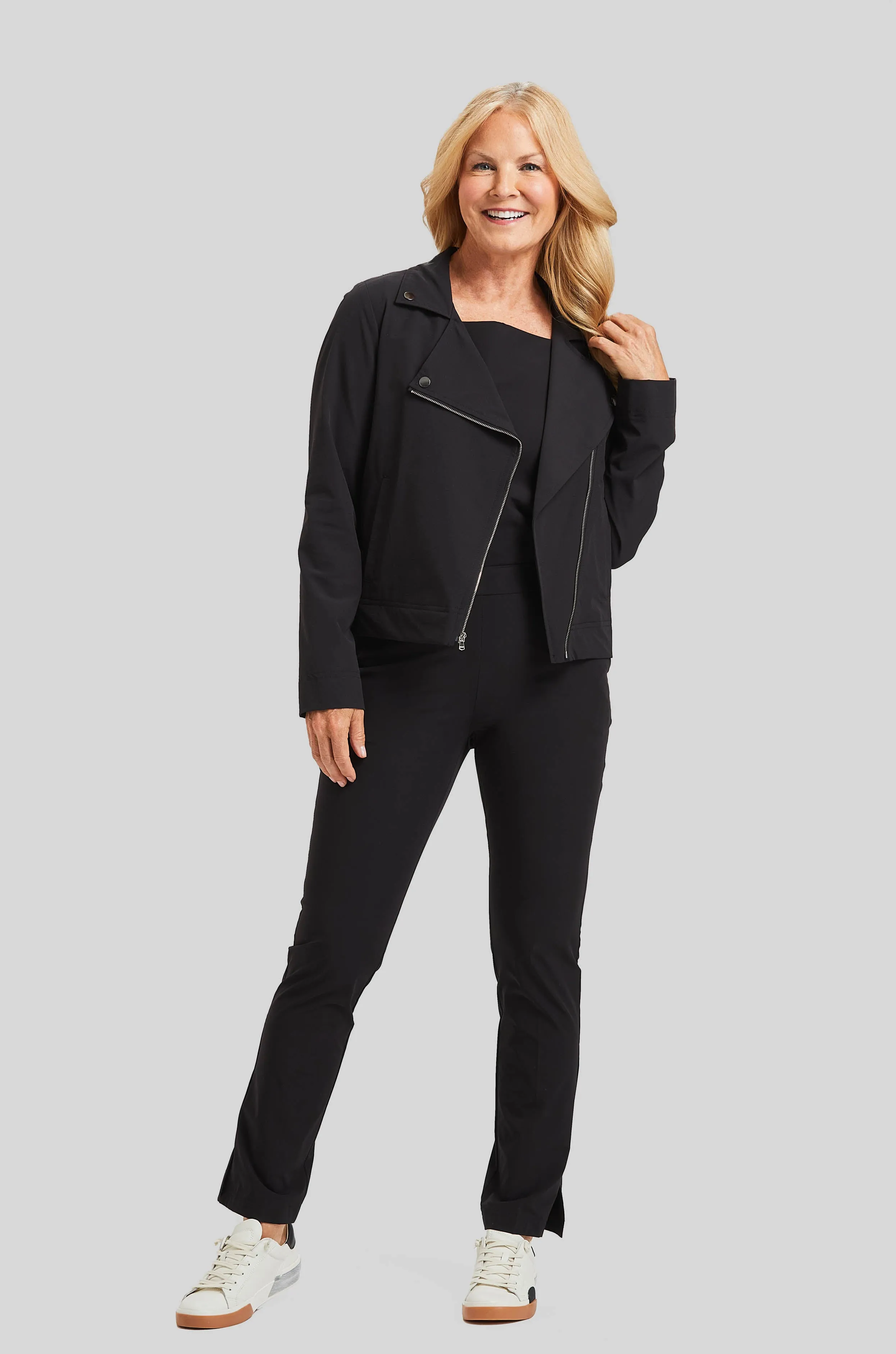Majestic Stretch Mariel Moto Jacket