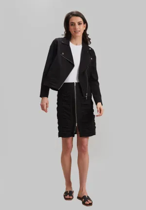 Majestic Stretch Mariel Moto Jacket