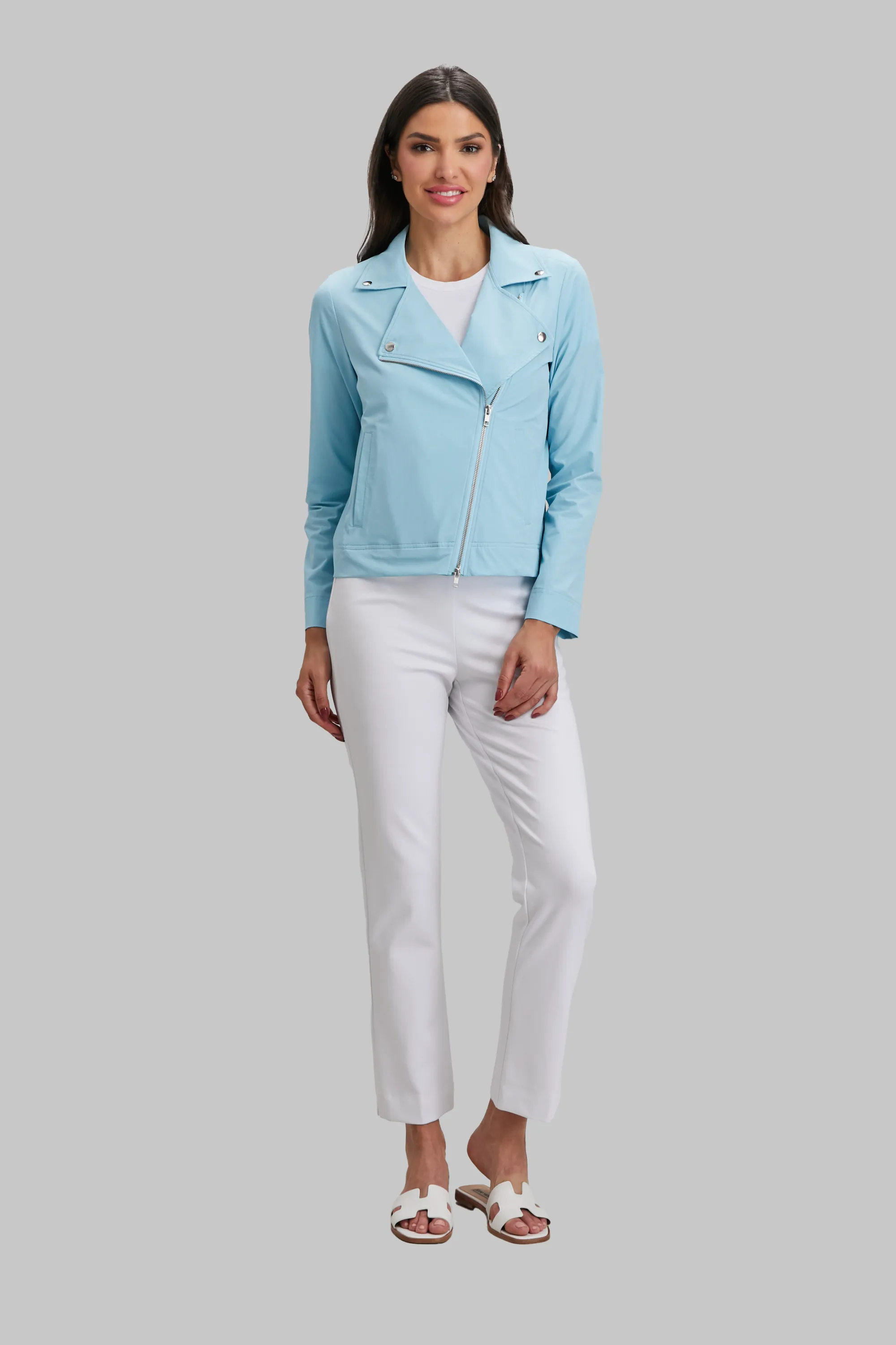Majestic Stretch Mariel Moto Jacket