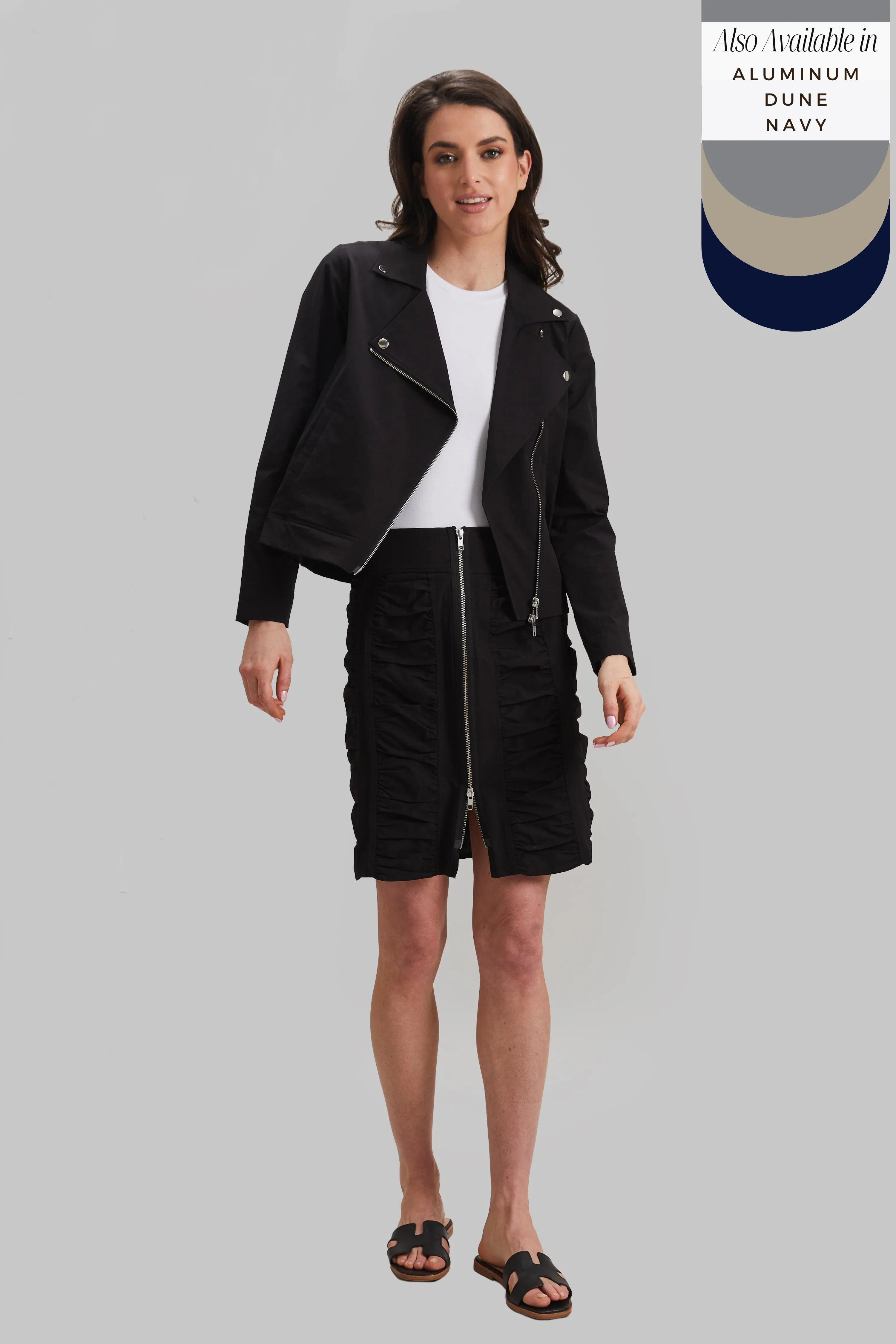 Majestic Stretch Mariel Moto Jacket