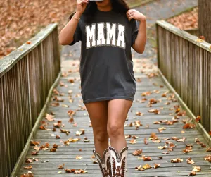 Mama Leopard Outlined Pepper Graphic Tee