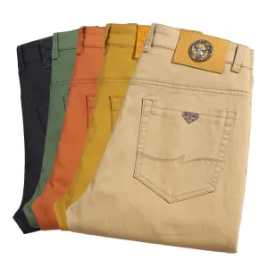 Man Pants Summer Business Casual Pants Classic Solid Color Loose Straight Trousers Brand Men's Clothing New In Baggy Pants