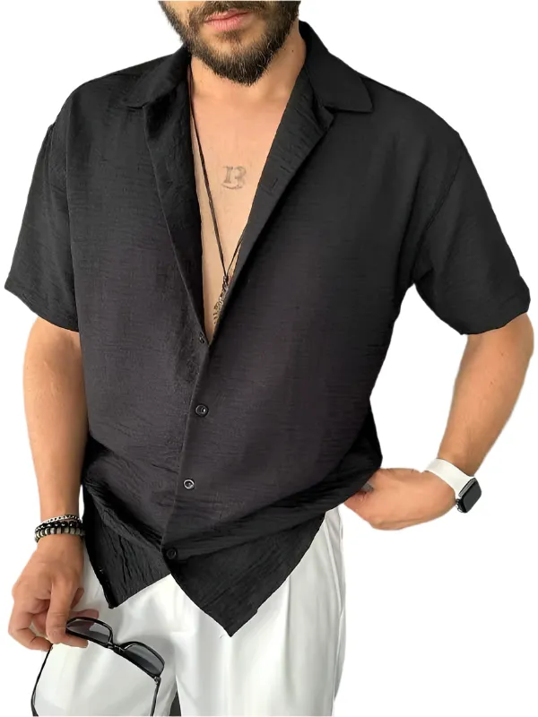 Marcial – Men’s Classic Plain Shirt