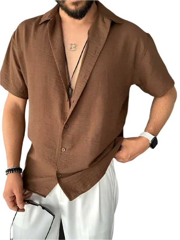 Marcial – Men’s Classic Plain Shirt