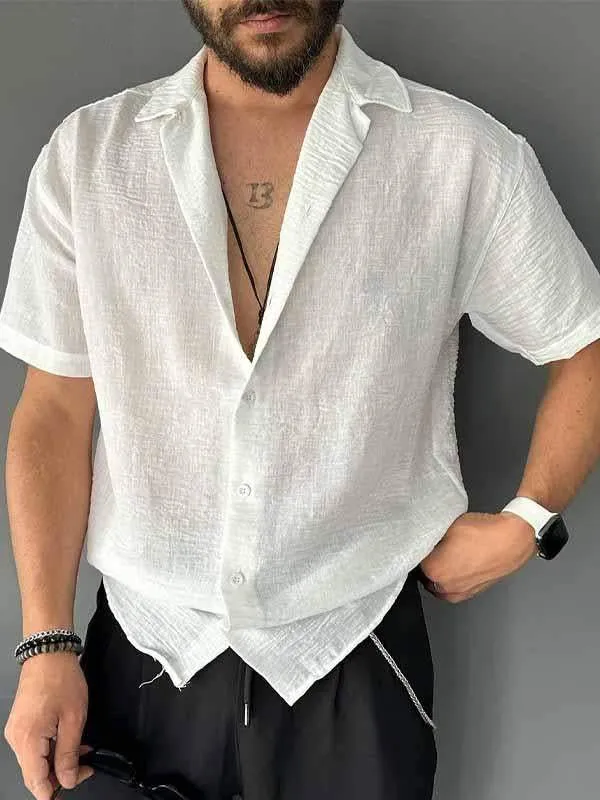 Marcial – Men’s Classic Plain Shirt