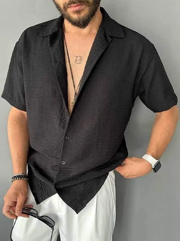 Marcial – Men’s Classic Plain Shirt